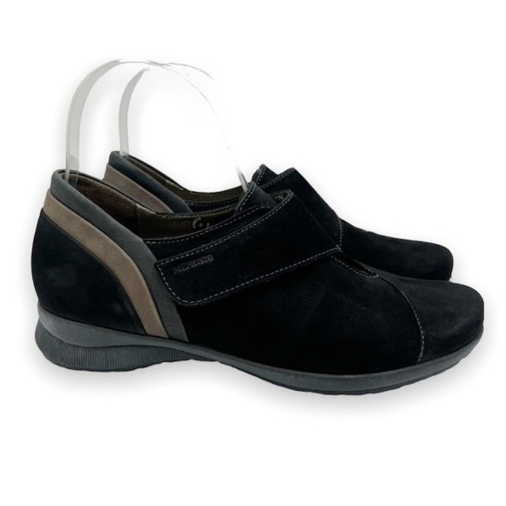 NEW Mephisto Womens Size 6.5 Jessica Black Nubuck Leather Comfort Loafers Shoes